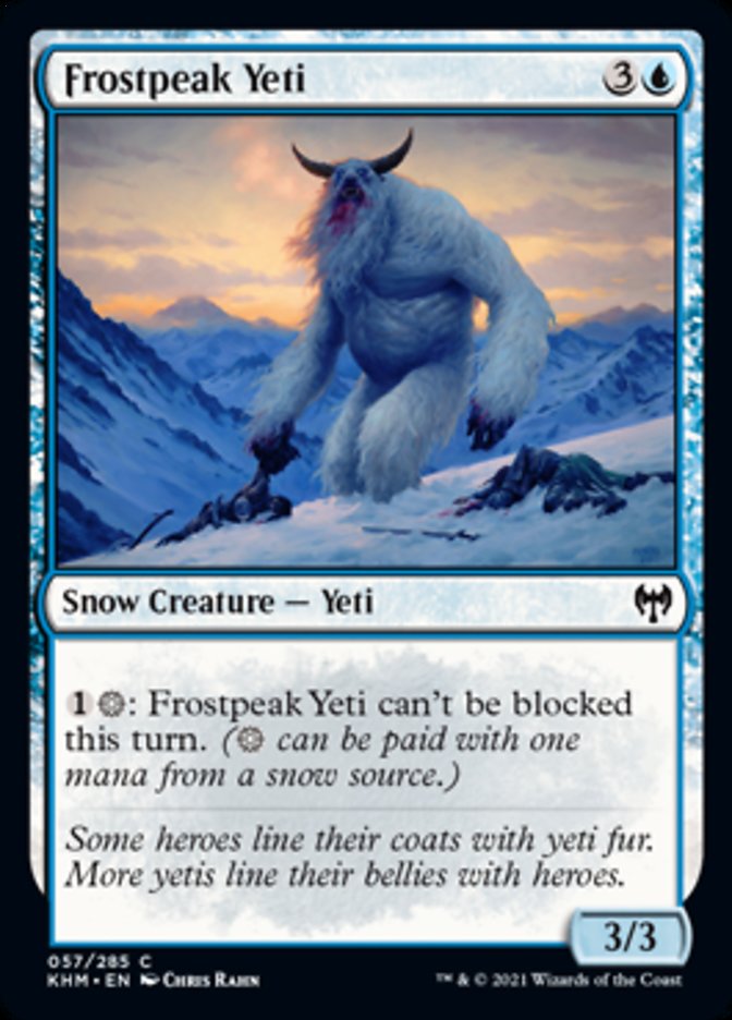 Frostpeak Yeti [Kaldheim] | Exor Games Dartmouth