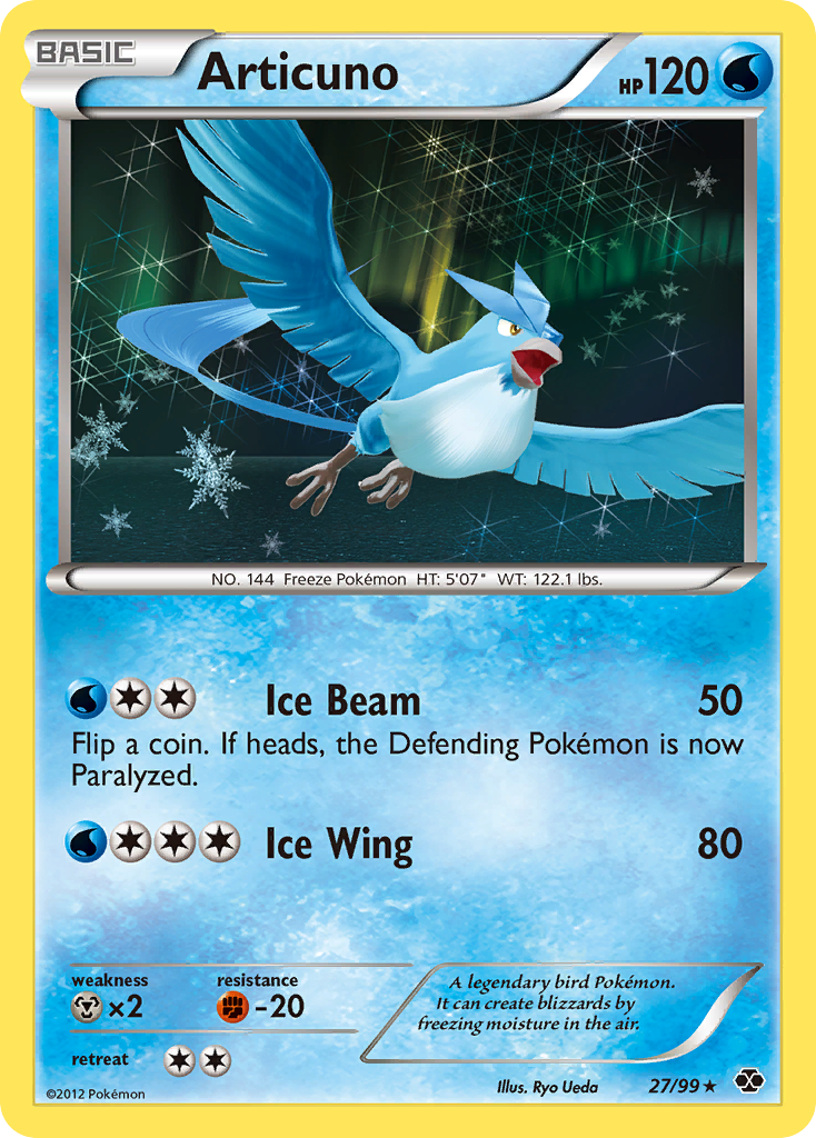 Articuno (27/99) [Black & White: Next Destinies] | Exor Games Dartmouth