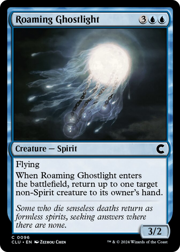 Roaming Ghostlight [Ravnica: Clue Edition] | Exor Games Dartmouth