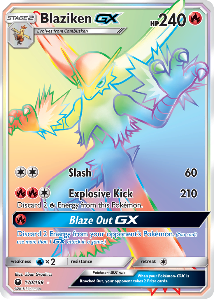 Blaziken GX (170/168) [Sun & Moon: Celestial Storm] | Exor Games Dartmouth