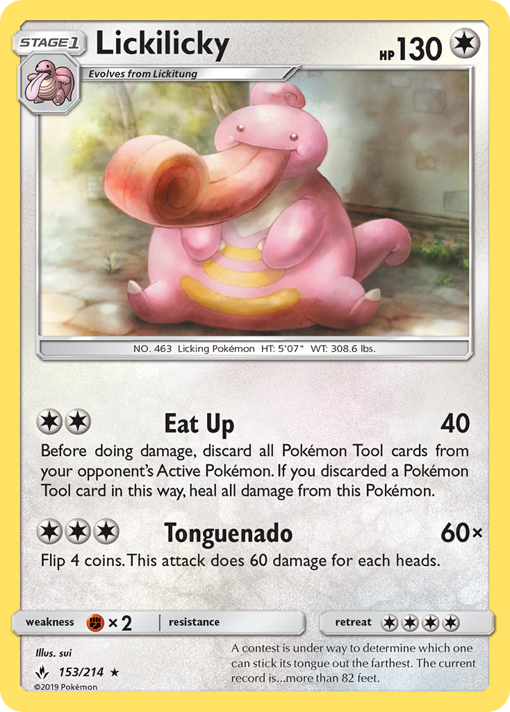 Lickilicky (153/214) [Sun & Moon: Unbroken Bonds] | Exor Games Dartmouth