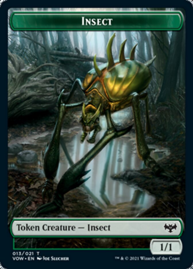 Insect Token [Innistrad: Crimson Vow Tokens] | Exor Games Dartmouth