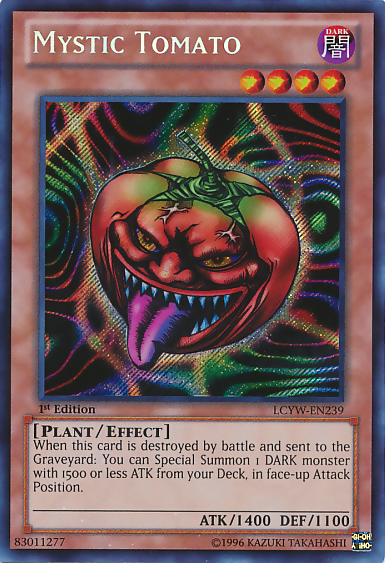 Mystic Tomato [LCYW-EN239] Secret Rare | Exor Games Dartmouth