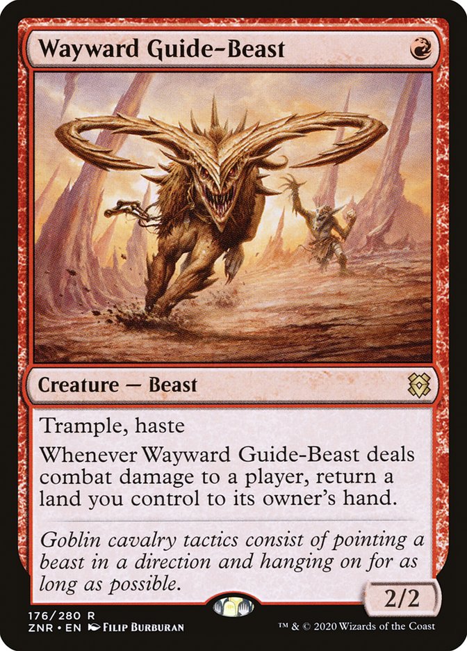 Wayward Guide-Beast [Zendikar Rising] | Exor Games Dartmouth