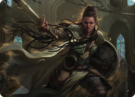 Shanna, Purifying Blade Art Card 1 [Dominaria United Art Series] | Exor Games Dartmouth
