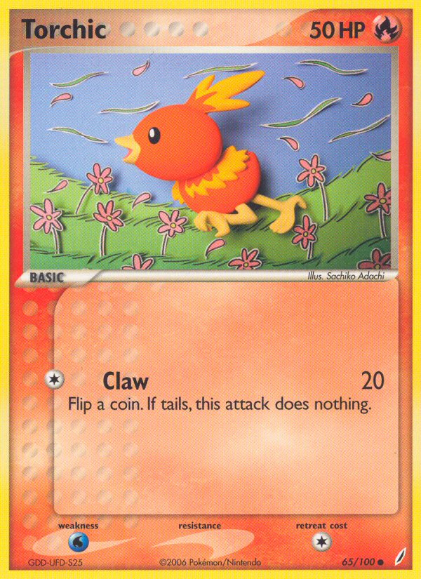 Torchic (65/100) [EX: Crystal Guardians] | Exor Games Dartmouth