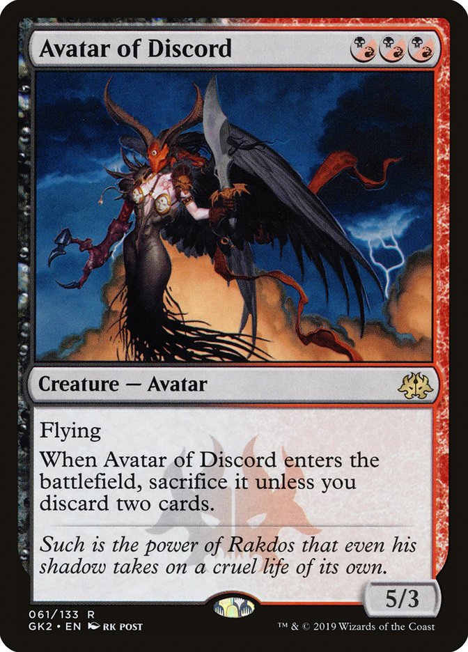 Avatar of Discord [Ravnica Allegiance Guild Kit] | Exor Games Dartmouth