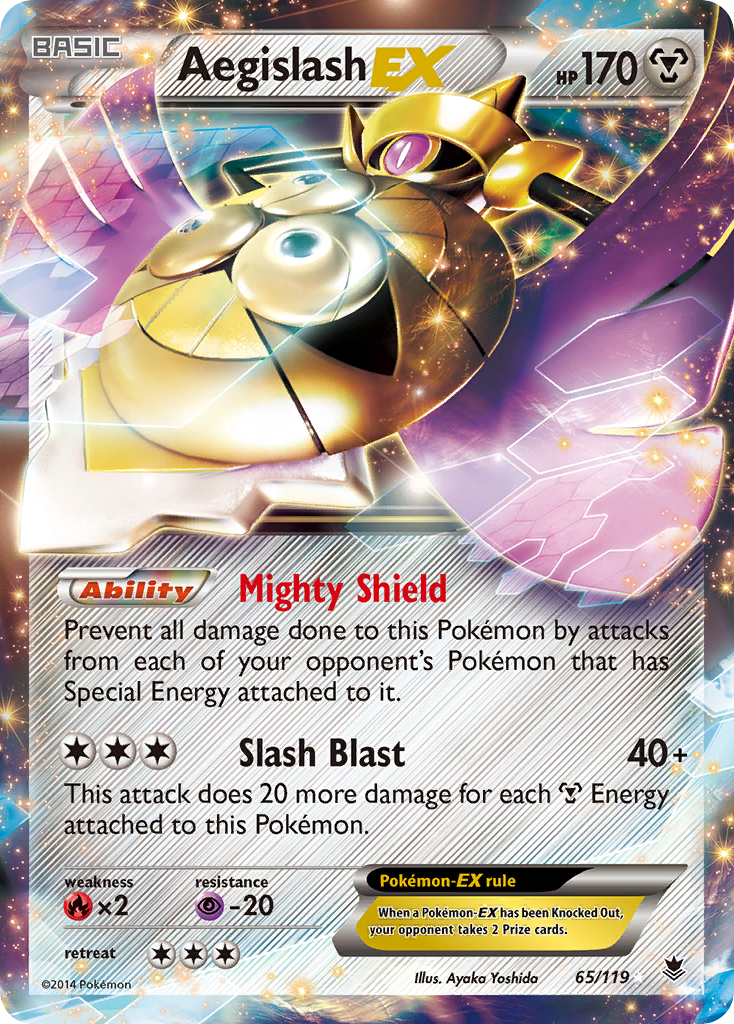 Aegislash EX (65/119) [XY: Phantom Forces] | Exor Games Dartmouth