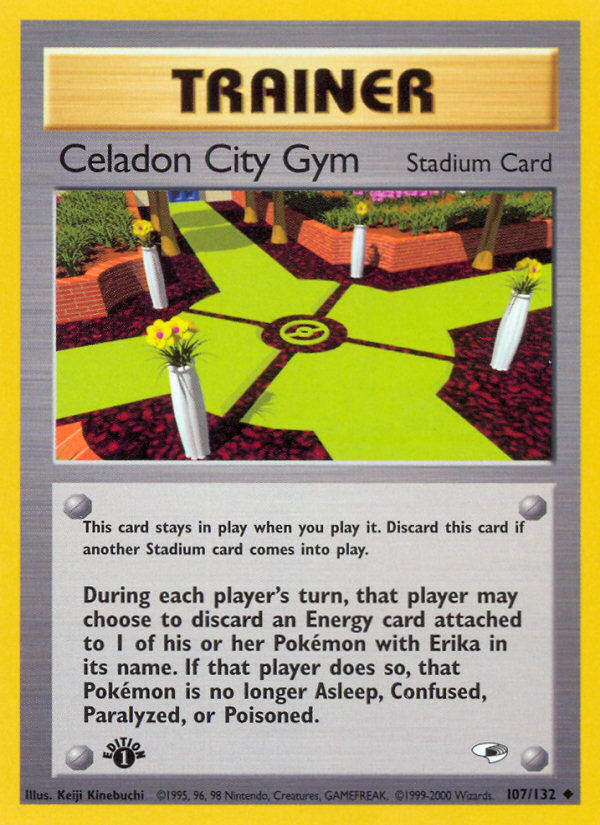 Celadon City Gym (107/132) [Gym Heroes 1st Edition] | Exor Games Dartmouth