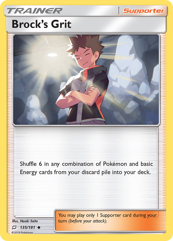 Brock's Grit (135/181) [Sun & Moon: Team Up] | Exor Games Dartmouth