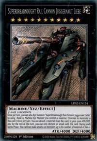 Superdreadnought Rail Cannon Juggernaut Liebe [LDS2-EN124] Secret Rare | Exor Games Dartmouth