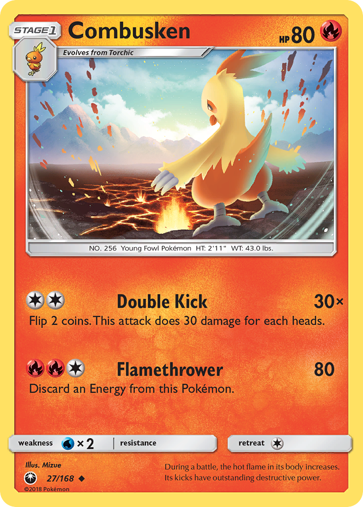 Combusken (27/168) [Sun & Moon: Celestial Storm] | Exor Games Dartmouth