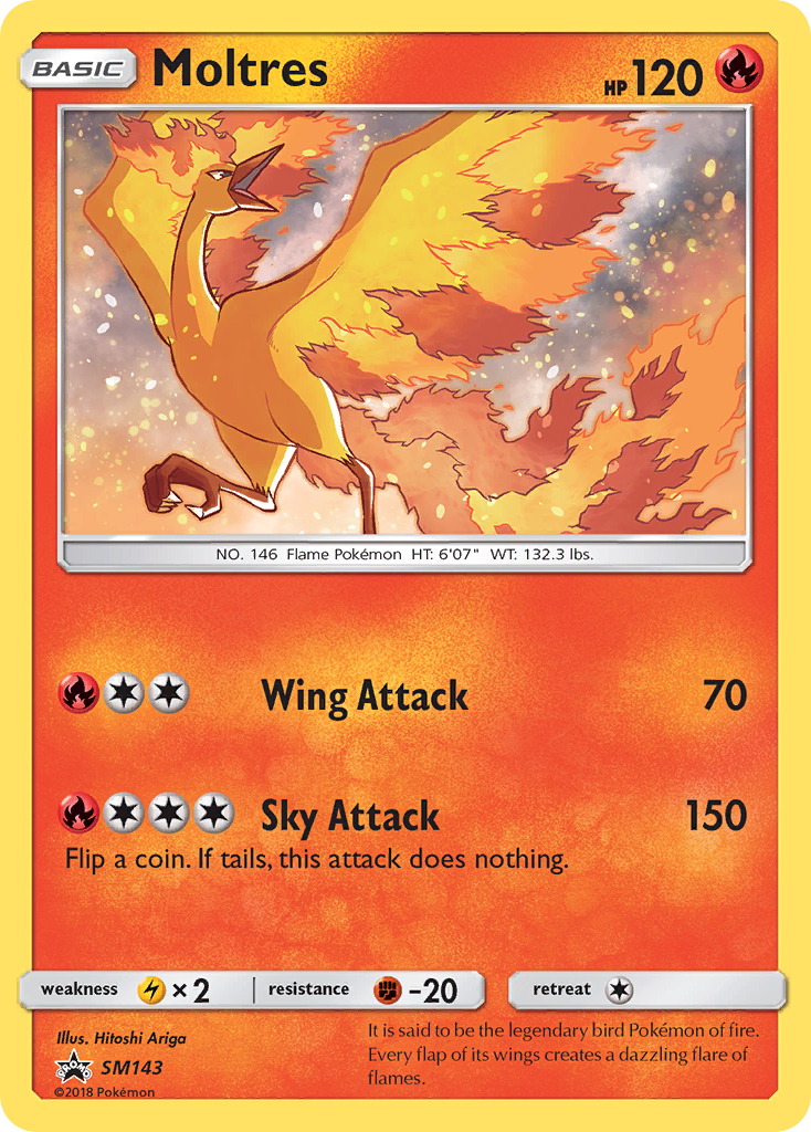 Moltres (SM143) [Sun & Moon: Black Star Promos] | Exor Games Dartmouth