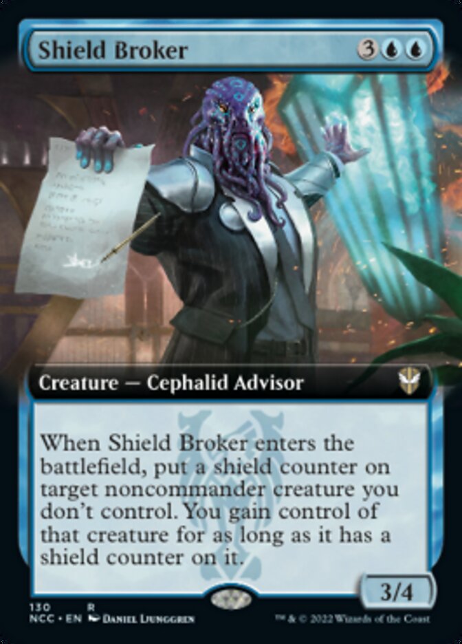 Shield Broker (Extended Art) [Streets of New Capenna Commander] | Exor Games Dartmouth