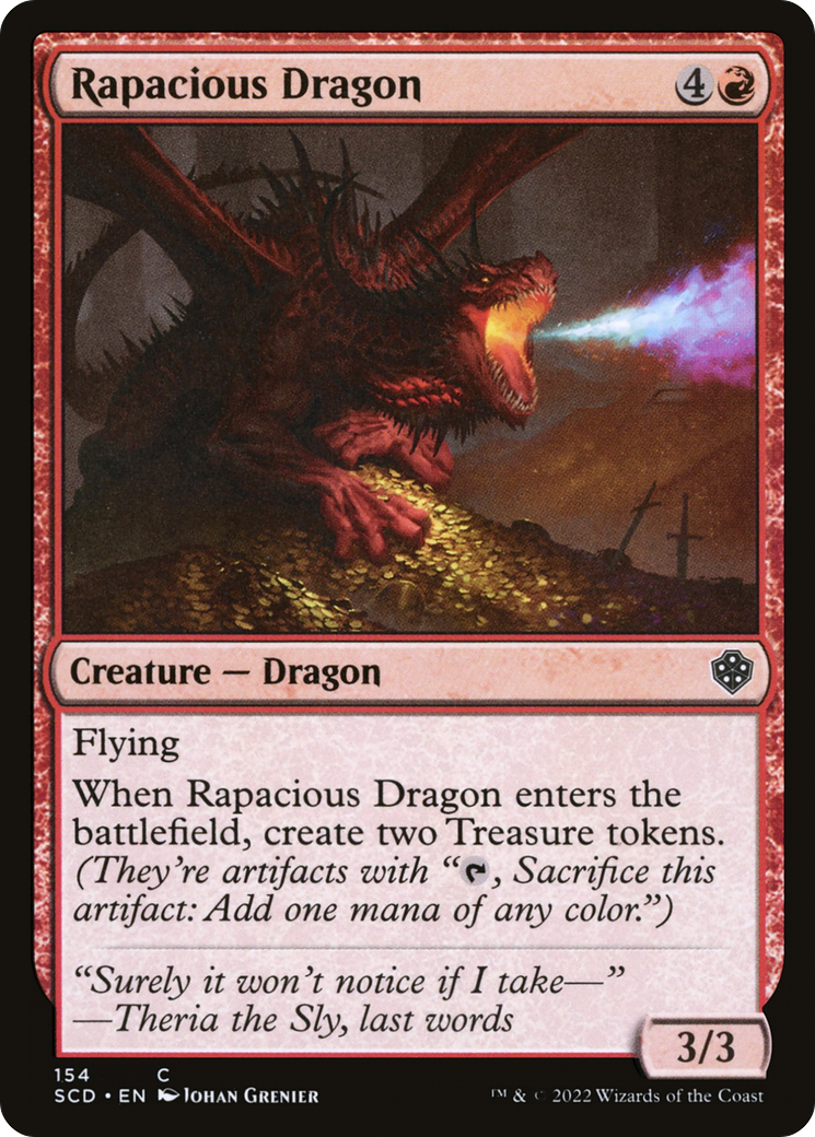 Rapacious Dragon [Starter Commander Decks] | Exor Games Dartmouth