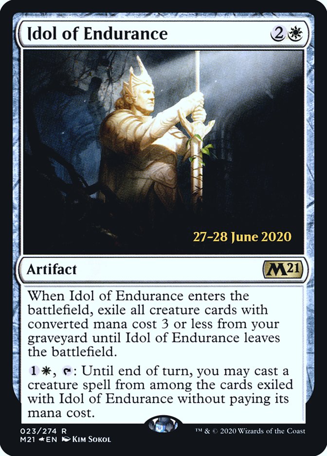 Idol of Endurance  [Core Set 2021 Prerelease Promos] | Exor Games Dartmouth