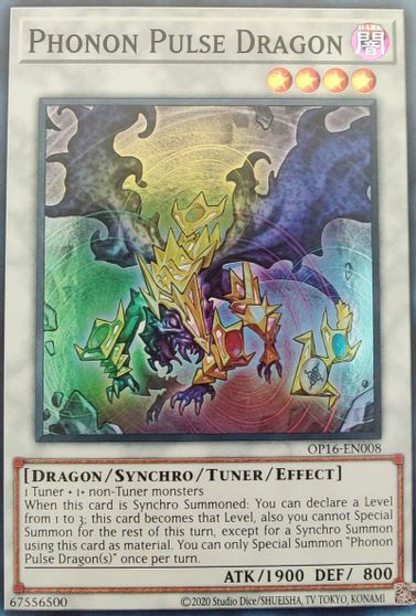 Phonon Pulse Dragon [OP16-EN008] Super Rare | Exor Games Dartmouth