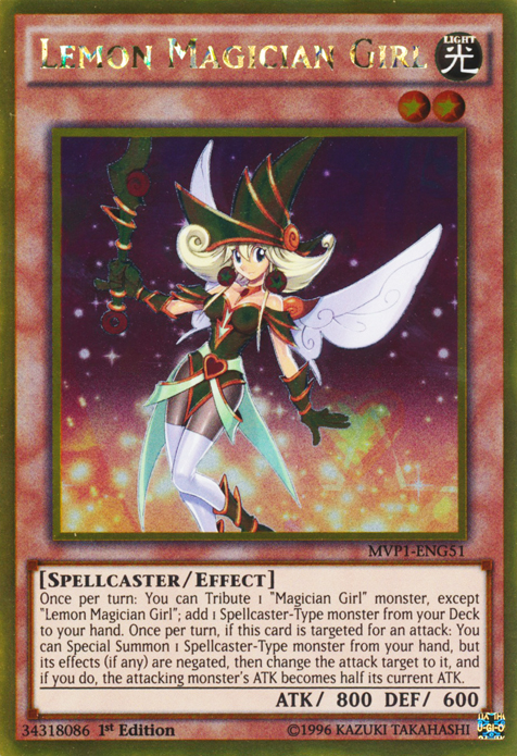 Lemon Magician Girl [MVP1-ENG51] Gold Rare | Exor Games Dartmouth