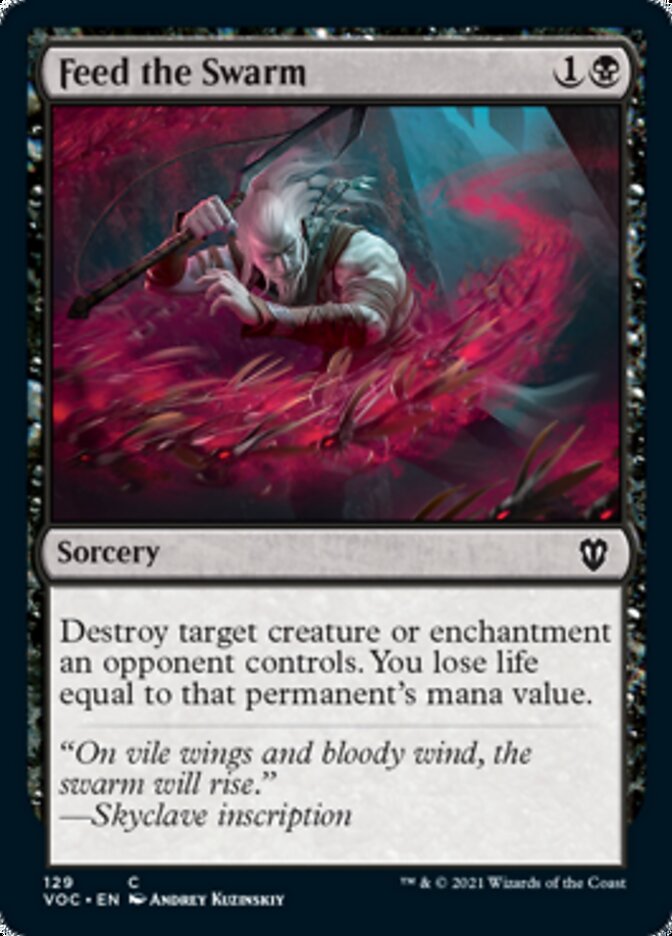 Feed the Swarm [Innistrad: Crimson Vow Commander] | Exor Games Dartmouth