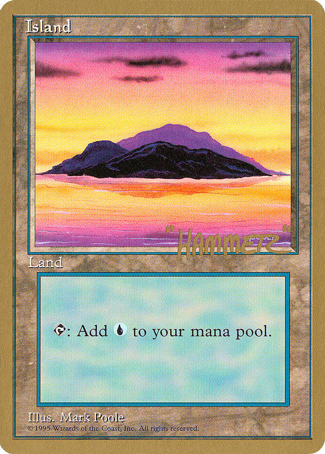 Island (shr368) (Shawn "Hammer" Regnier) [Pro Tour Collector Set] | Exor Games Dartmouth