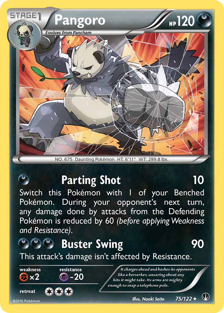 Pangoro (75/122) [XY: BREAKpoint] | Exor Games Dartmouth