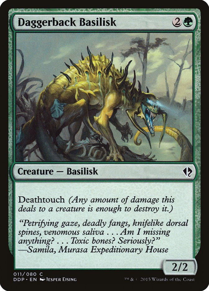 Daggerback Basilisk [Duel Decks: Zendikar vs. Eldrazi] | Exor Games Dartmouth