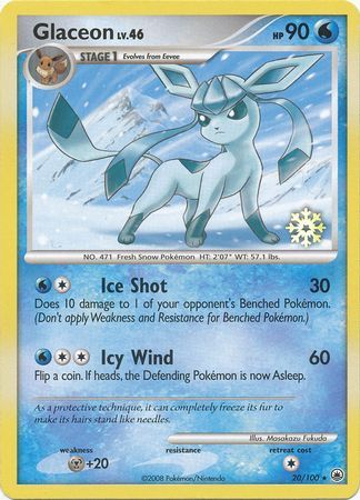 Glaceon (20/100) [Countdown Calendar Promos] | Exor Games Dartmouth