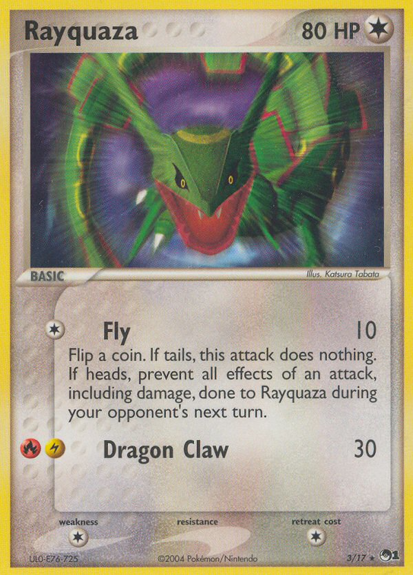 Rayquaza (3/17) [POP Series 1] | Exor Games Dartmouth