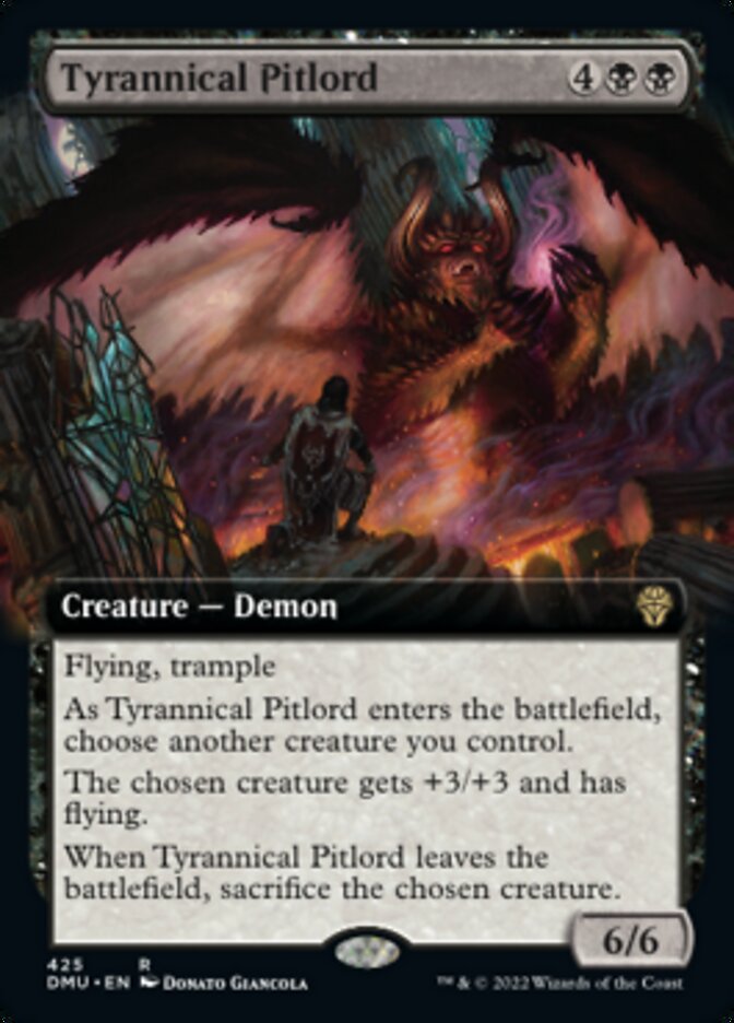 Tyrannical Pitlord (Extended Art) [Dominaria United] | Exor Games Dartmouth