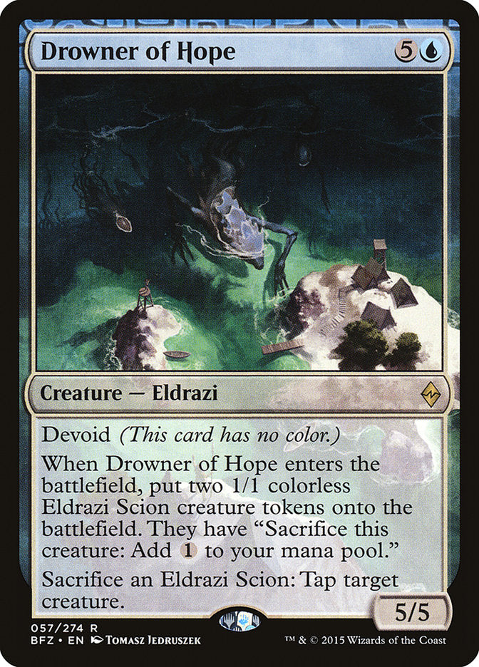 Drowner of Hope [Battle for Zendikar] | Exor Games Dartmouth