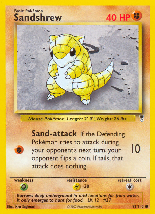 Sandshrew (91/110) [Legendary Collection] | Exor Games Dartmouth