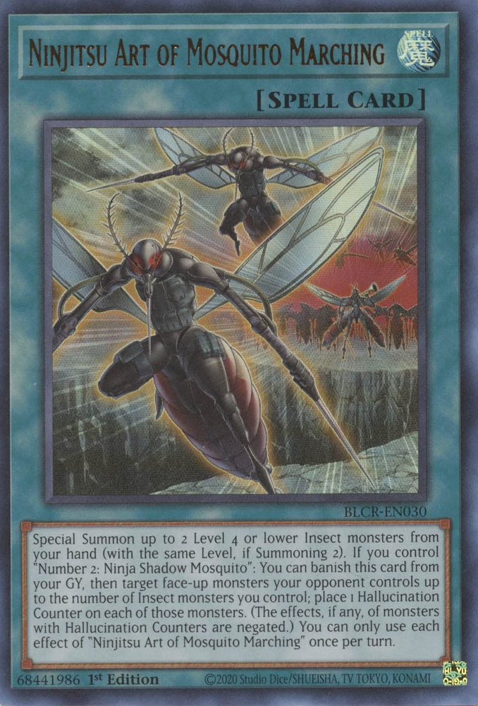 Ninjitsu Art of Mosquito Marching [BLCR-EN030] Ultra Rare | Exor Games Dartmouth