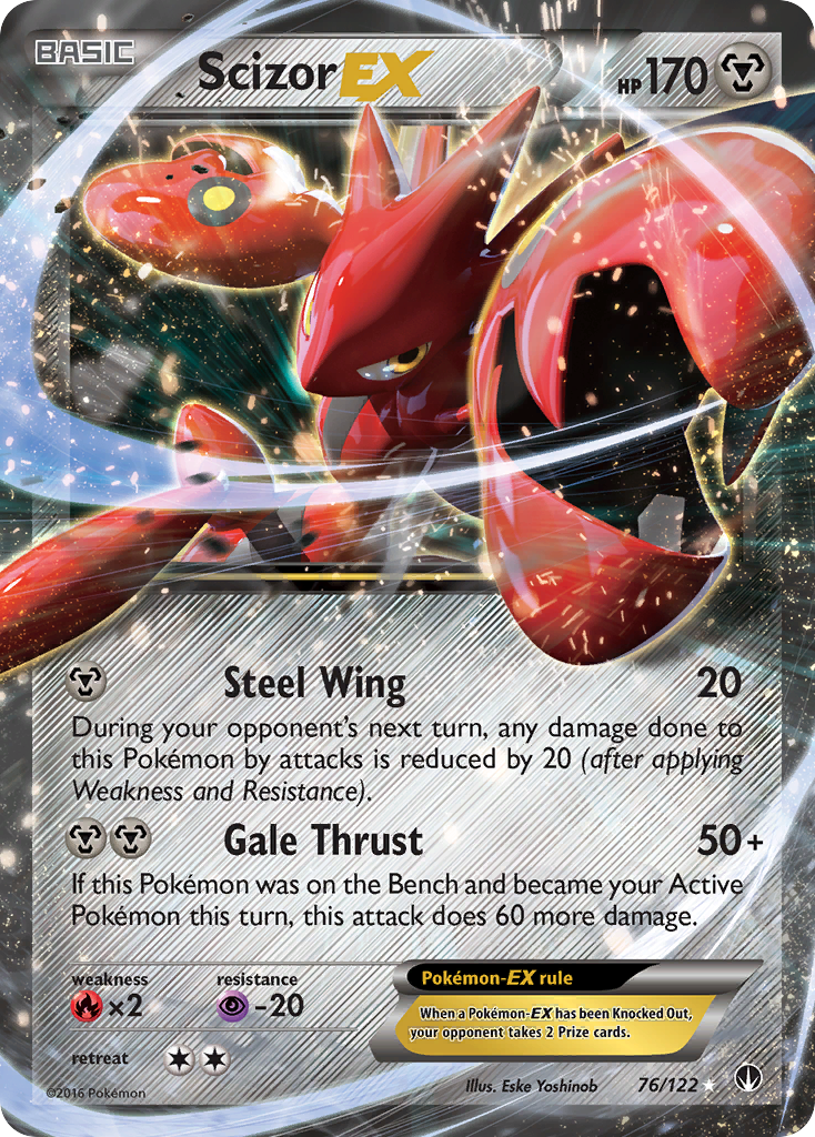 Scizor EX (76/122) [XY: BREAKpoint] | Exor Games Dartmouth