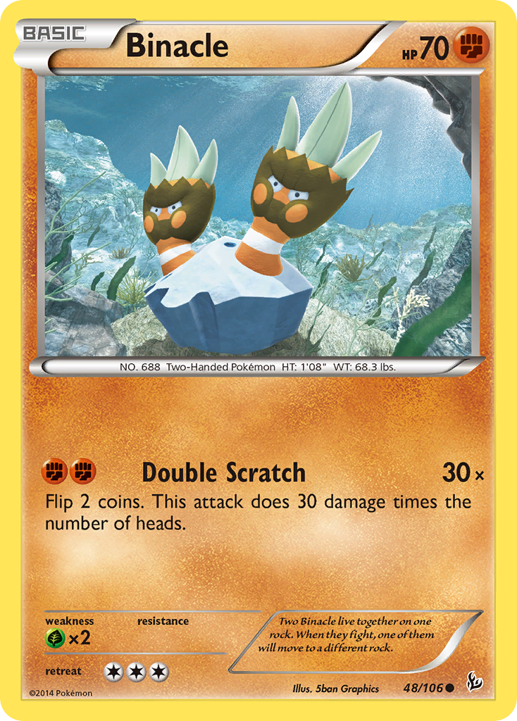 Binacle (48/106) [XY: Flashfire] | Exor Games Dartmouth