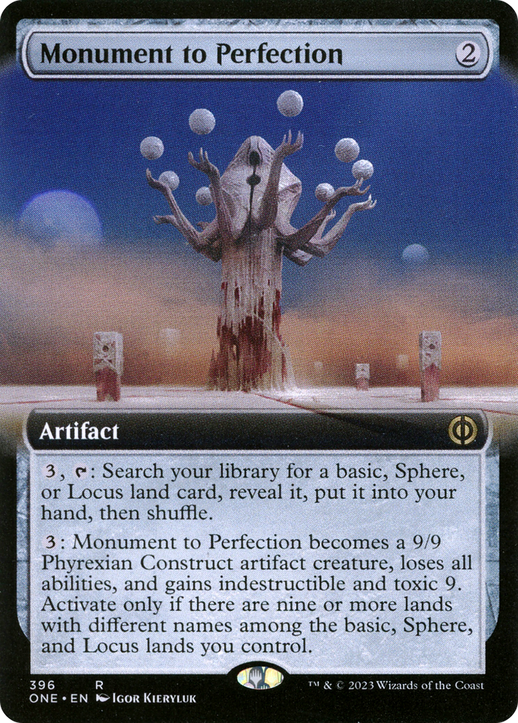 Monument to Perfection (Extended Art) [Phyrexia: All Will Be One] | Exor Games Dartmouth