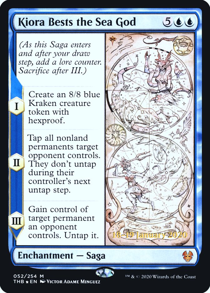 Kiora Bests the Sea God [Theros Beyond Death Prerelease Promos] | Exor Games Dartmouth