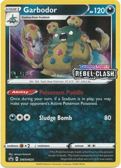 Garbodor (SWSH025) (Staff Prerelease Promo) [Sword & Shield: Black Star Promos] | Exor Games Dartmouth