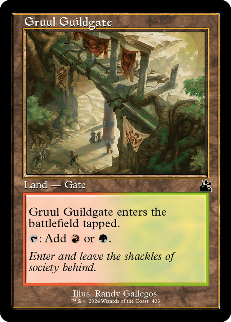 Gruul Guildgate (Retro Frame) [Ravnica Remastered] | Exor Games Dartmouth