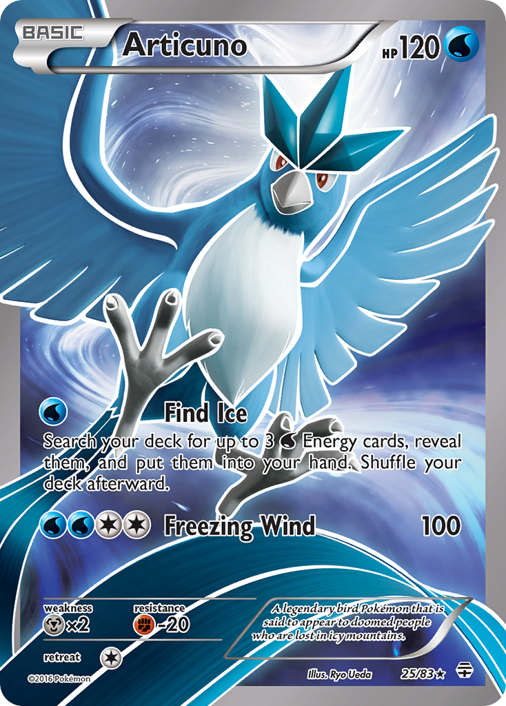 Articuno (25/83) [XY: Generations] | Exor Games Dartmouth