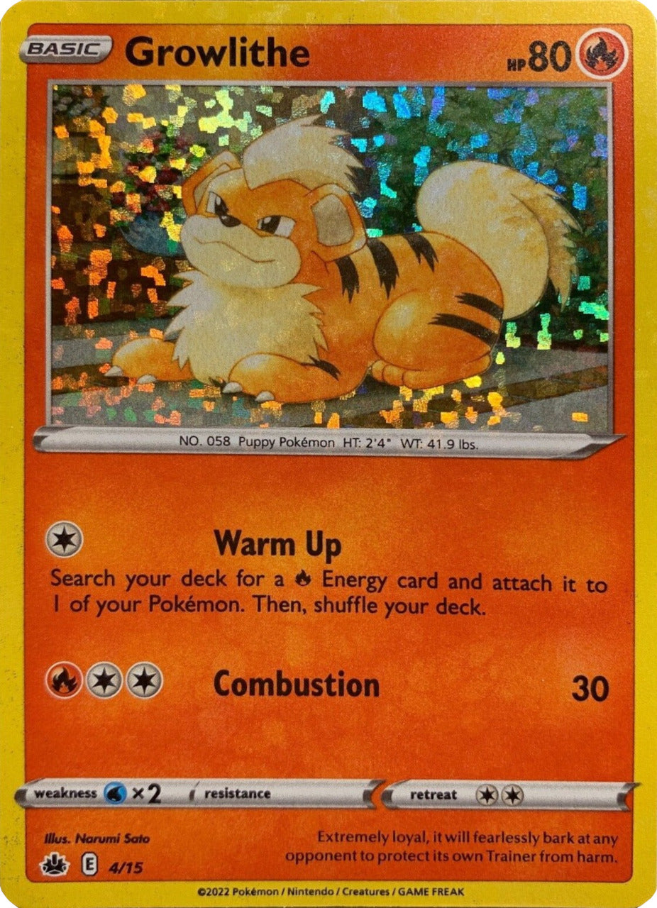 Growlithe (4/15) [McDonald's Promos: Match Battle] | Exor Games Dartmouth