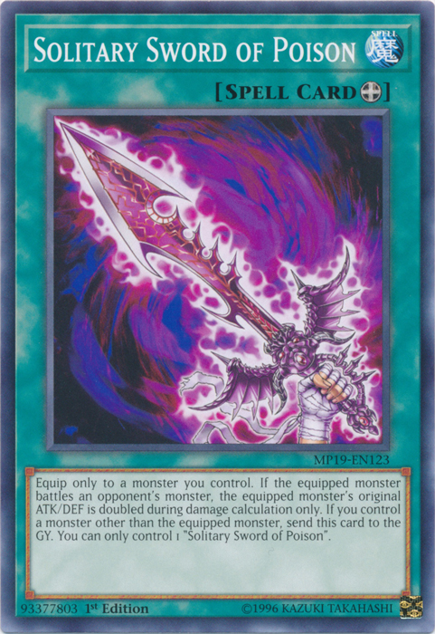 Solitary Sword of Poison [MP19-EN123] Common | Exor Games Dartmouth