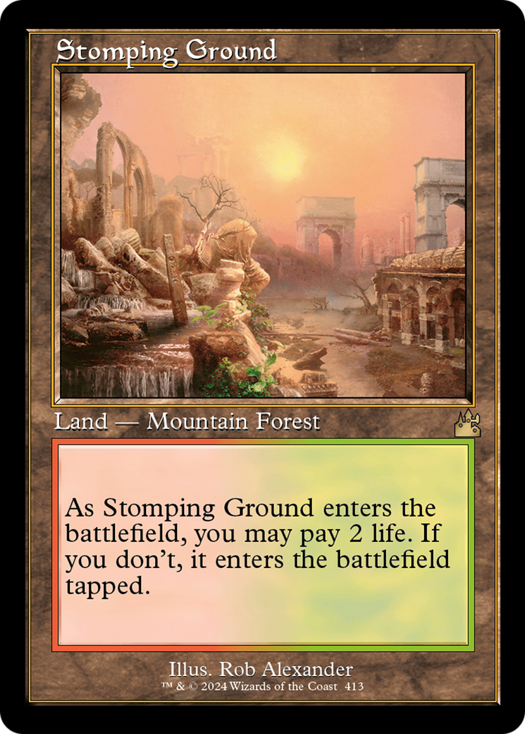 Stomping Ground (Retro) [Ravnica Remastered] | Exor Games Dartmouth