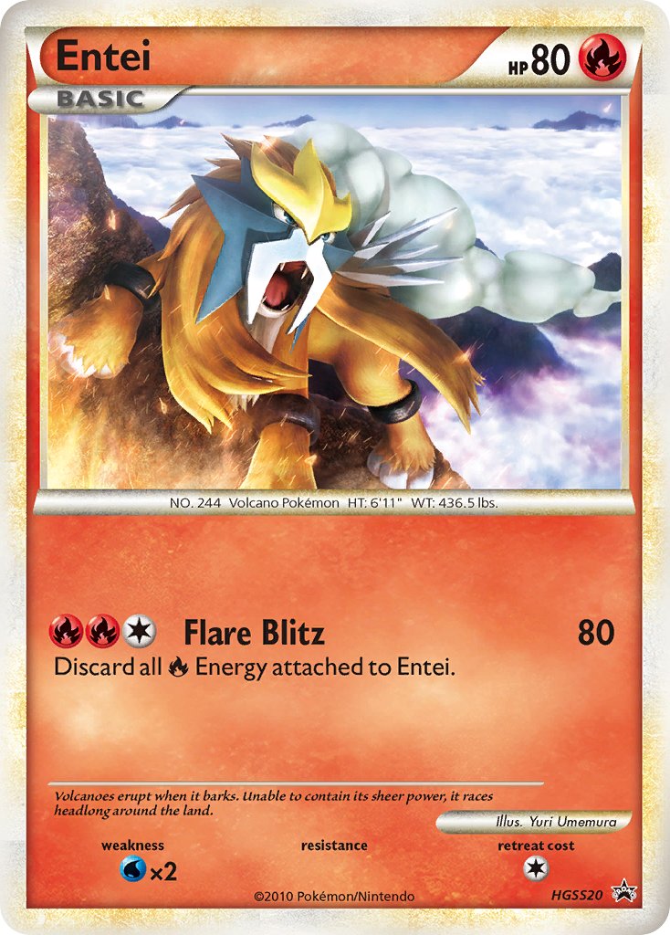 Entei (HGSS20) [HeartGold & SoulSilver: Black Star Promos] | Exor Games Dartmouth