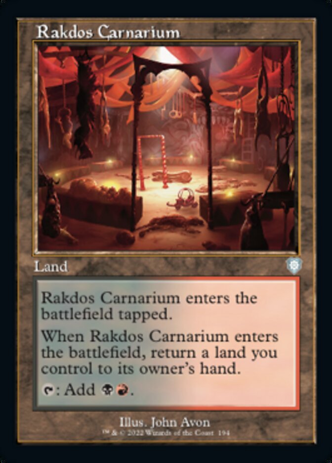 Rakdos Carnarium (Retro) [The Brothers' War Commander] | Exor Games Dartmouth