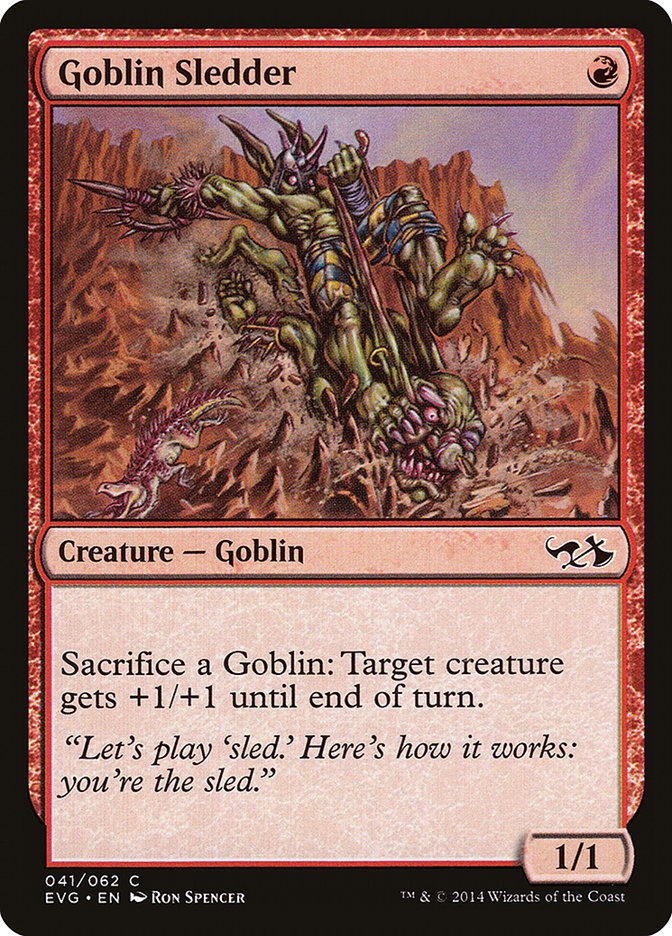 Goblin Sledder (Elves vs. Goblins) [Duel Decks Anthology] | Exor Games Dartmouth
