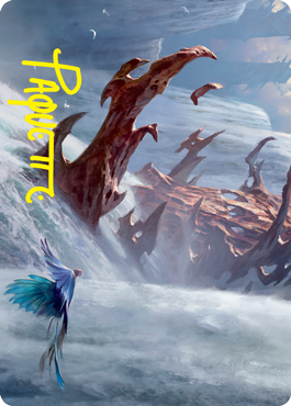 Island Art Card (Gold-Stamped Signature) [Strixhaven: School of Mages Art Series] | Exor Games Dartmouth
