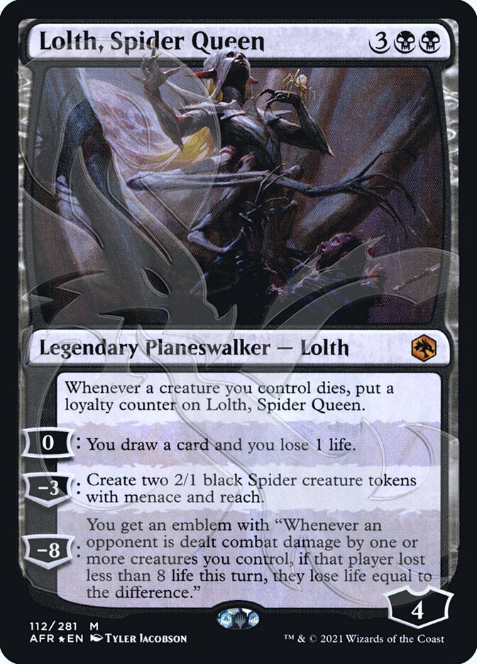 Lolth, Spider Queen (Ampersand Promo) [Dungeons & Dragons: Adventures in the Forgotten Realms Promos] | Exor Games Dartmouth