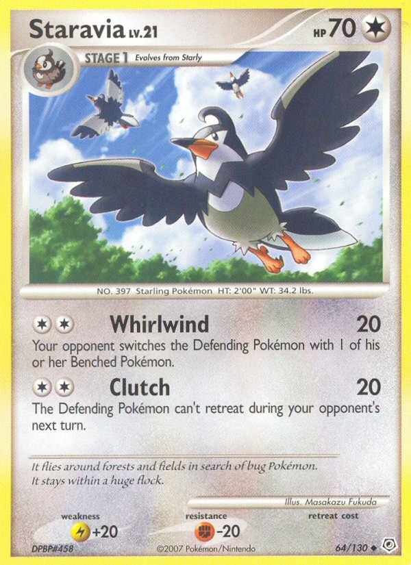 Staravia (64/130) [Diamond & Pearl: Base Set] | Exor Games Dartmouth