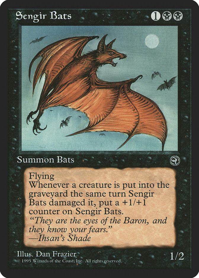 Sengir Bats (Ihsan's Shade Flavor Text) [Homelands] | Exor Games Dartmouth