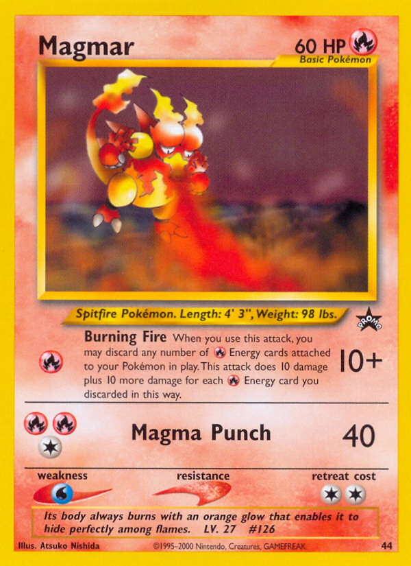 Magmar (44) [Wizards of the Coast: Black Star Promos] | Exor Games Dartmouth